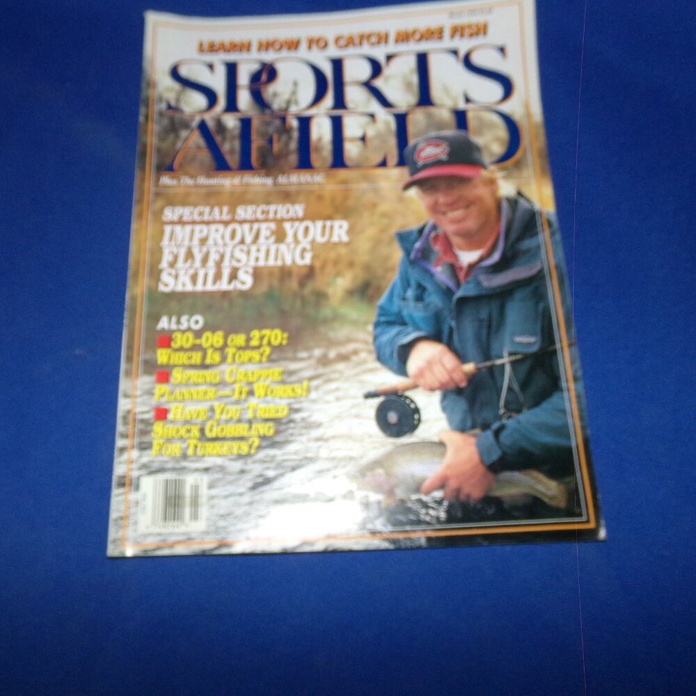 Vintage Sports Afield Magazine - March 1994 - Catch More Fish, Gobble for Turkey